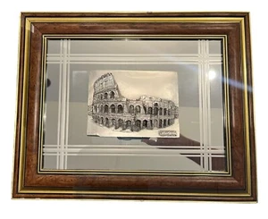 Espejo de escultura de colección Creazioni Artistiche Coliseo Roma Italia obra de arte 3D 19x15 - Imagen 1 de 7