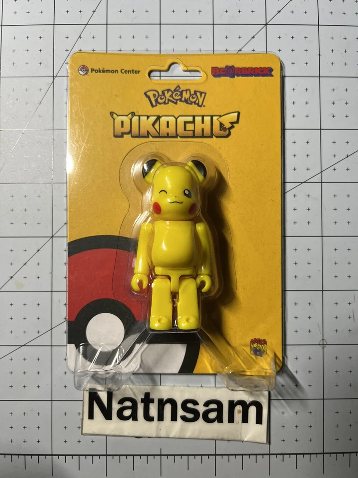 Lote de 1 Juguete Medicom Centro Pokémon Bearbrick Pikachu Sin Abrir Nuevo Kaws Foto 1 de 2