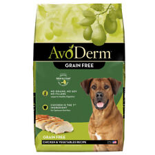 AvoDerm Natural Grain Free Chicken and Vegetables Recipe All Life Stages Dry Dog
