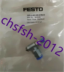 1 Stück Neu FESTO GRLA-M5-QS-6-RS-D 197578 Einweg Drosselklappe - Bild 1 von 4