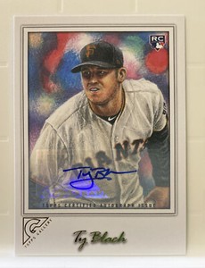 2017 Topps Gallery Autographs #103 Ty Blach RC AUTO