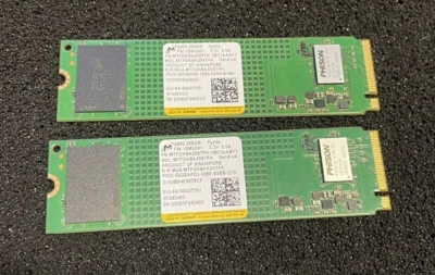 Micron MTFDKBA256TFK - Industrial 256GB M.2 2280 SSD NVMe PCIe x4 Gen4 - Image 1 of 3