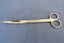 Aesculap MB109R Kaye Face-Lift Plastic Surgery Scissors Curved 7-1/2" Germany