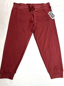 $34 LOVE & SPORTS Women's Maroon Jogger Sz 2XL. (B.027) - Picture 1 of 8