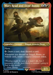 1x - Mary Read und Anne Bonny - GEÄTZTE FOLIE - Assassin's Creed - Neuwertig MTG - Bild 1 von 1