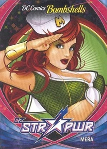 2017 Cryptozoic DC Comics Bombshells CZ Str Pwr Red S12 Mera Star Power Red RARE - Picture 1 of 1