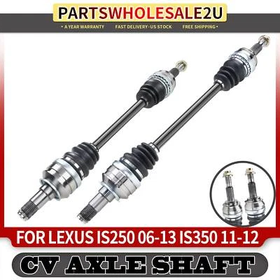 2x Conjunto de Eixo CV Lateral LH e RH Traseiro para Lexus IS250 2006-2013 IS350 2011 2012 - Imagem 1 de 4
