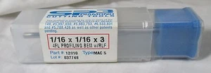 SP3 Diamond Cutting Tools Profiling Ball End Mill 1/16x1/16x3  4FL w/ RLF 12810 - Picture 1 of 3