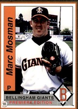 1995 Bellingham Giants Team Issue #23 Marc Mosman Cal State Dominguez Hills Card