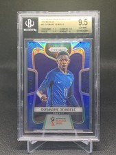 2018 Panini Prizm World Cup Ousmane Dembele Blue /199 BGS Beckett 9.5 GEM MINT