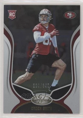 2019 Certified Rookies /399 Kaden Smith #176 Rookie RC - Image 1 of 2