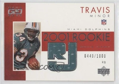 2001 Upper Deck Game Gear 2001 Rookie Rookie Jerseys /1000 Travis Minor #94 RC - Image 1 of 2