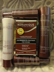 Keranique Hair Rejuvenation Regrowth Deluxe System Kit 60 days New Sealed 1/18 - Picture 1 of 10