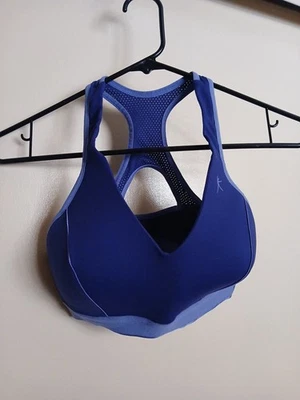 Danskin Now  Women's Purple Nylon Spandex Exercise Bra  Lightly Padded Sz 36C - Image 1 of 4