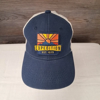 Gorra de béisbol Expedition Est 1979 azul malla para adultos parche George Sunrise Foto 1 de 4