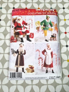 Simplicity Sewing Pattern 2542 Christmas Adult Costumes L / XL Vintage Bee - Picture 1 of 4