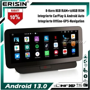 12.3" 8-Kern 8GB+128GB IPS Android 13 GPS Autoradio CarPlay DAB+DSP für Audi Q5 - Bild 1 von 19