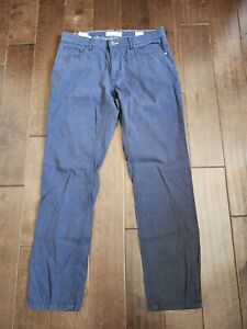 BRAX Feel Good Jeans Denim Pants Cooper Fancy Regular Blue 34X32 Pockets Zipper