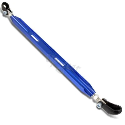 For 1993-1997 Honda Civic Del Sol Rear Lower Blue Aluminum Tie Brace Strut Bar - Image 1 of 3