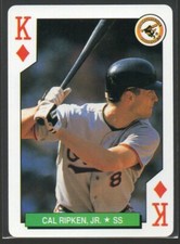 Cal Ripken 1991 U.S. Playing Cards All-Stars #13D Baltimore Orioles Hall of Fame