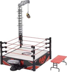 WWE Wrekkin Kickout Ring Playset Action Figures Launcher Ref Mode 20 Inches - Picture 1 of 11