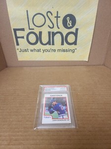 1987 Pro Cards Gastonia Rangers Juan Gonzalez Psa 8 Rookie Prospect 