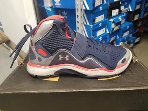 UNDER ARMOUR UA BGS FIRE & ICE 1246434-410 KIDS SHOES SIZE 6.5 TOUTH  AUTHENTIC - Picture 1 of 2