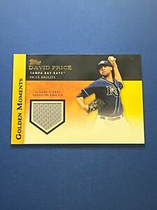 2012 Topps Baseball Golden Moments Game Used Patch Card of David Price!!