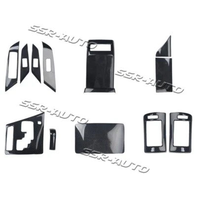12 peças para Lexus RX350 2009-2015 ABS kit interior de carro fibra de carbono acabamento de capa - Imagem 1 de 4