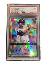 2013 DAVID ORTIZ PANINI SELECT SIGNATURES PRIZM 16/25 PSA 10 POP 2