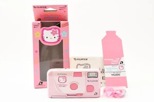 Cámara fotográfica FUJIFILM EPION HELLO KITTY con caja APS SANRIO rosa rara de JAPÓN - Imagen 1 de 12