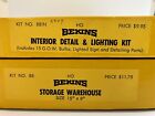 Suydam Bekins Warehouse Kit 88 Ho Scale & Interior Detail/Lighting Kit