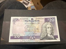 The Royal Bank Of Scotland plc £20 Twenty Note  28th Jan 1992  Ser: A14-048719