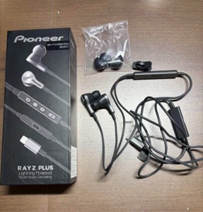 Pioneer RAYZ Plus SE-LTC5R-S Lightning-Powered Noise Canceling Earphone JPN NEW - Picture 1 of 9