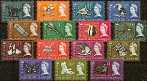 SOLOMON ISLANDS - 1965- FAUNA, FLORA & CULTURAL ITEMS CPL SET -VF** - Bild 1 von 1