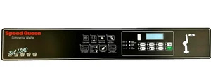 SPEED QUEEN SC 50LB WASHER CONTROL PANEL OVERLAY DECAL SINGLE COIN CONTROL # STA - Picture 1 of 4