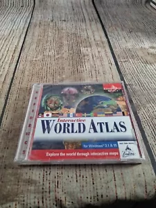 The Learning Company Compton's Interactive World Atlas CD ROM NEW Sealed - Picture 1 of 2