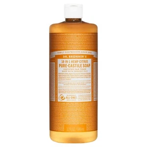 Dr. Bronner's Pure-Castile Liquid Soap – Citrus – 32 oz - Picture 1 of 5