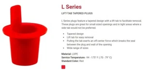 L-15X - Lift-Tab Tapered Plugs - Photo 1/3