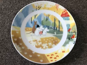 Placa MOOMIN Luonto 195 mm Casa Moomin amarilla MM3204-330 Yamaka de Japón - Imagen 1 de 3