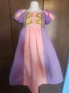 Disney Tangled Rapunzel/Aurora dress  4T-8Y (6m-3T another listing) Halloween - Picture 1 of 9