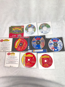 Kids learning games software vintage pc CD-rom Fisher Price reading blaster