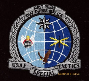 US AIR FORCE SPECIAL TACTICS PATCH USAF VET MAL AD OS AFB AFSOC JSOC SOCOM CSAR  - Picture 1 of 12
