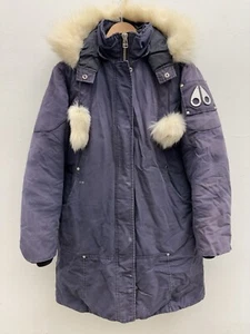 Auténtica Parka MOOSE KNUCKLES WMN’s De Colección Stirling Púrpura Algodón Piel Talla GRANDE - Imagen 1 de 17
