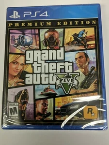 Grand Theft Auto V GTA 5 Premium Edition - PS4 - Brand New | Factory Sealed - Picture 1 of 5