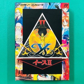 [Box and instruction manual included] Famicom Ys II Nippon Falcom FC
