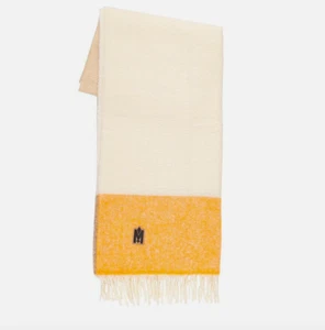 Mackage Amin Oversize Color block Wool Blend Blanket Scarf NEW 100" X 32" $250 - Picture 1 of 3