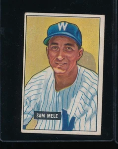 1951 Bowman Sam Mele #168 - Senators - VgEx - M2079 - Picture 1 of 3