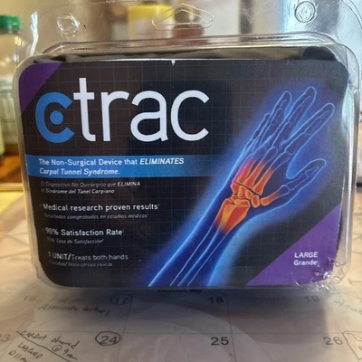 C TRAC LARGE Carpal Tunnel/Arthritis Non-Surgical Relief Device / NIB - Image 1 of 2