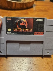 Mortal Kombat 1 SNES Authentic Cartridge Tested - Picture 1 of 5